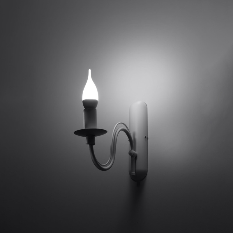 Vägglampa MINERWA vit