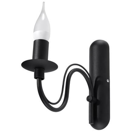 Vägglampa MINERWA svart