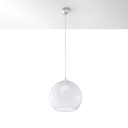 Pendel lampa BALL transparent