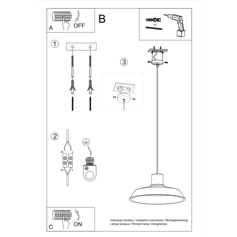 Hängande lampa AFRA Hängande lampa AFRA