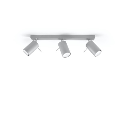Taklampa RING 3 grå