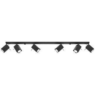 Taklampa MERIDA 6L svart