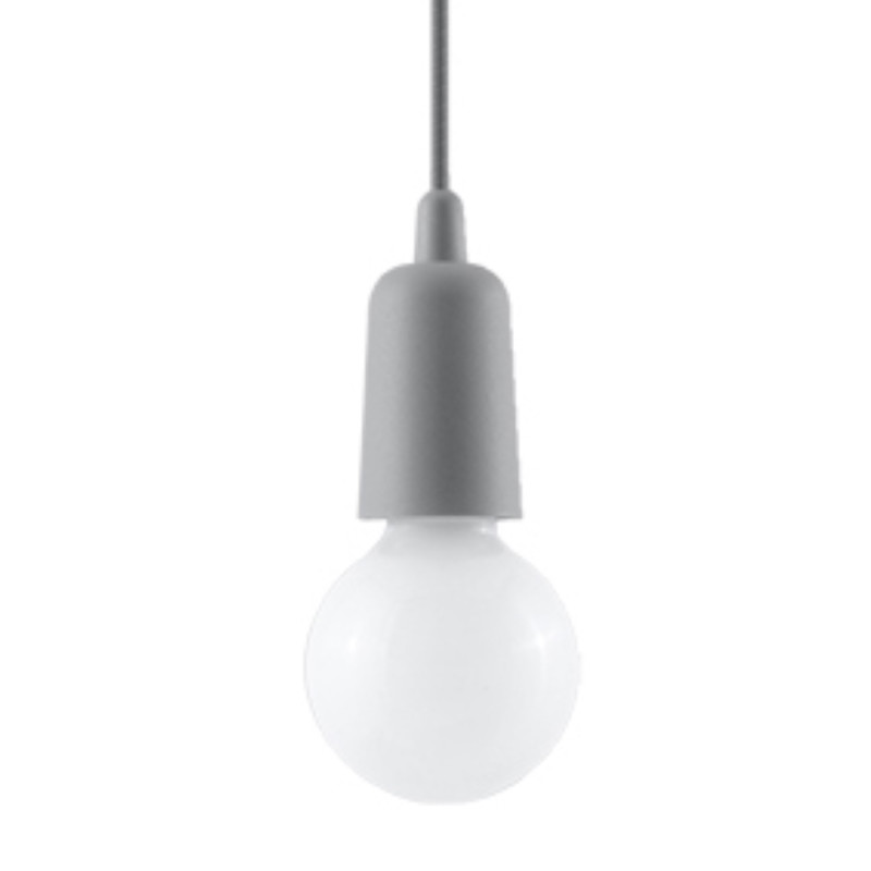 Pendel lampa DIEGO 1 grå