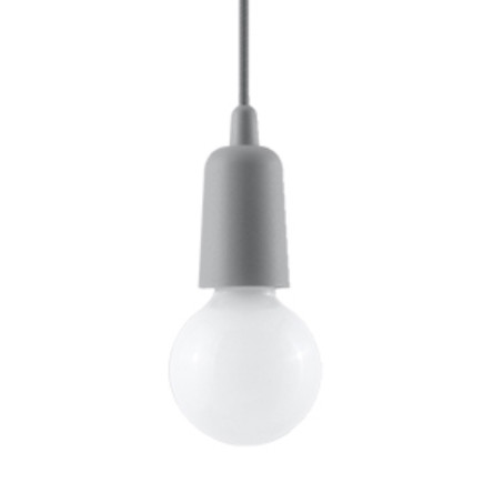Pendel lampa DIEGO 1 grå