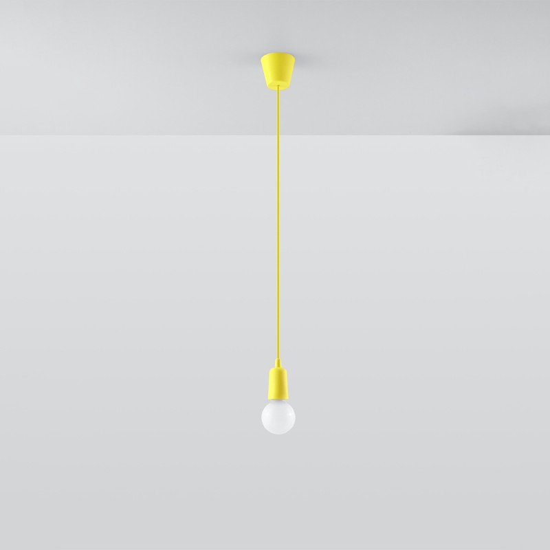 Pendel lampa DIEGO 1 gul