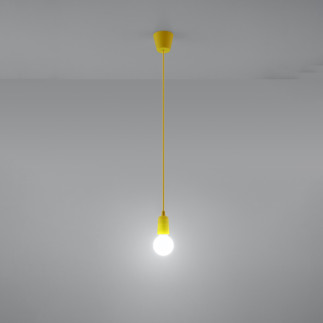 Pendel lampa DIEGO 1 gul