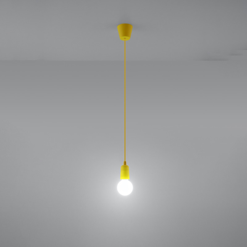 Pendel lampa DIEGO 1 gul