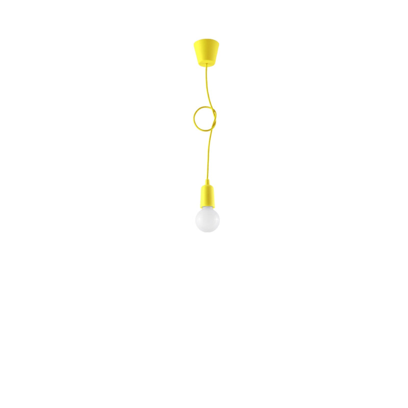 Pendel lampa DIEGO 1 gul