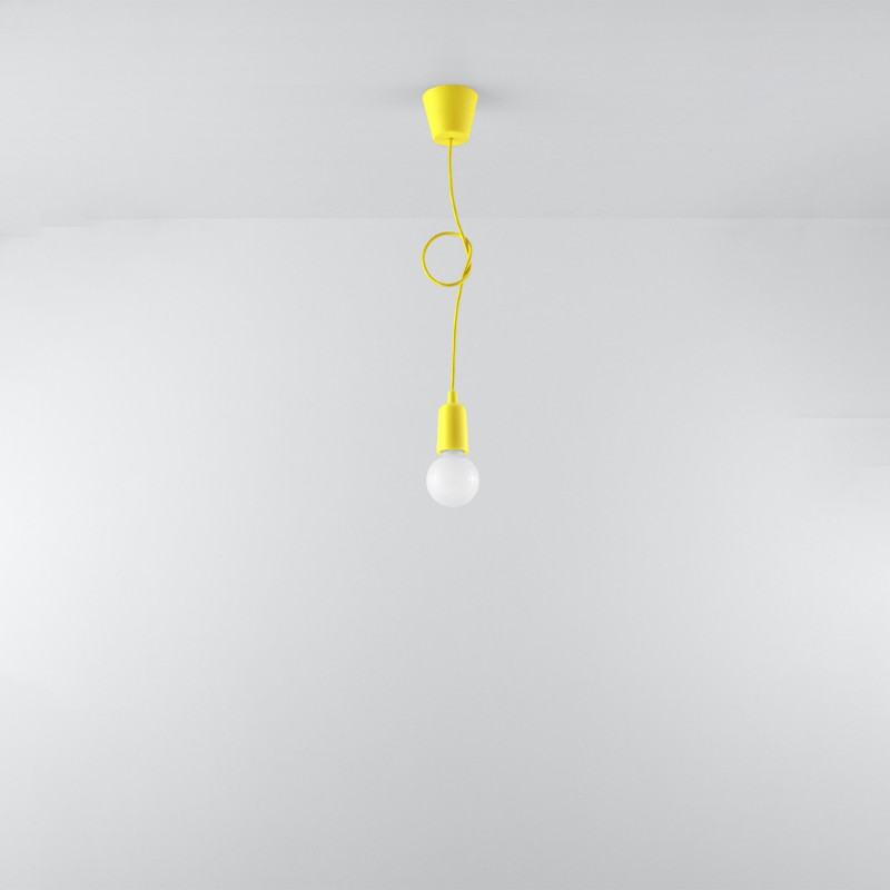 Pendel lampa DIEGO 1 gul