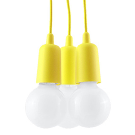 Pendel lampa DIEGO 3 gul