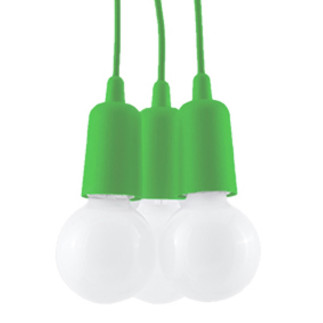 Pendel lampa DIEGO 3 grön