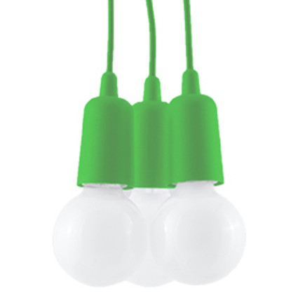 Pendel lampa DIEGO 3 grön