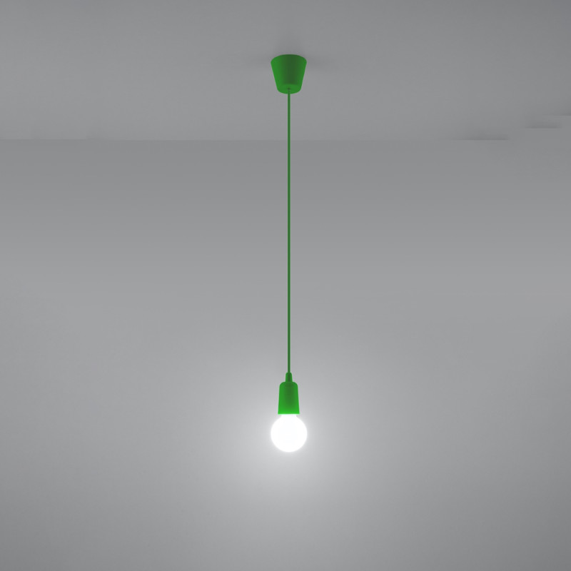 Pendel lampa DIEGO 1 grön