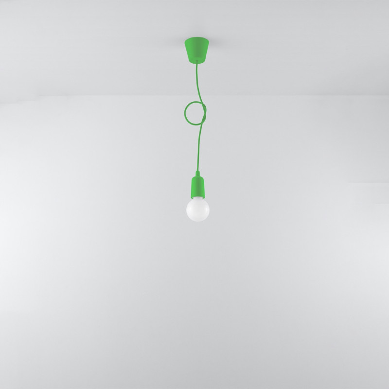 Pendel lampa DIEGO 1 grön