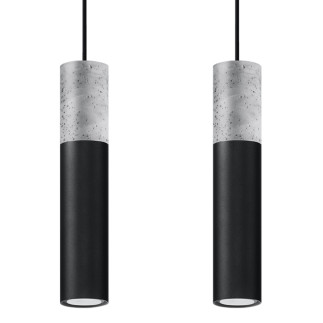 Pendel lampa BORGIO 2 svart