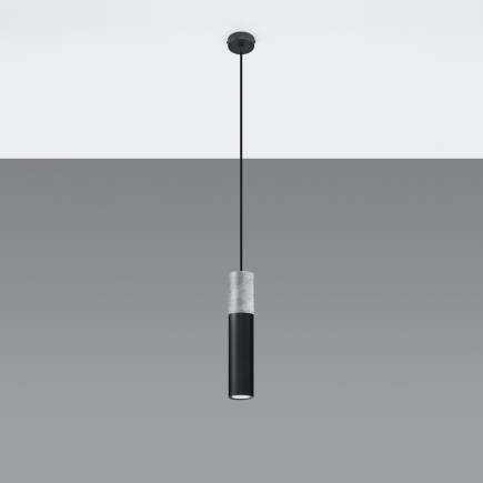 Pendel lampa BORGIO 1 svart