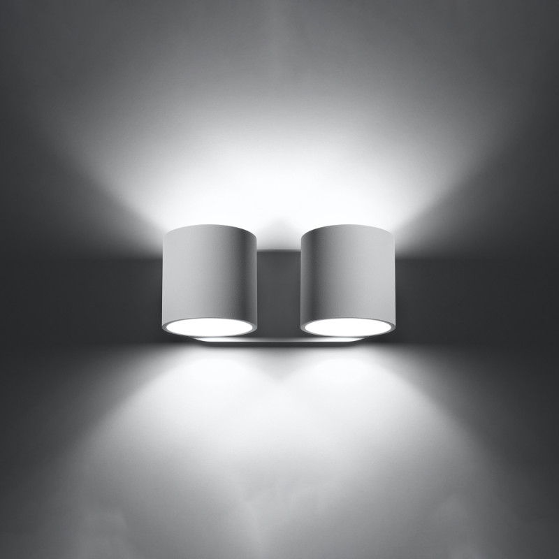 Vägglampa ORBIS 2 vit