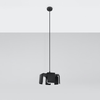 Pendel lampa TULIP svart