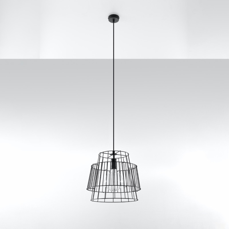 Pendel lampa GATE svart