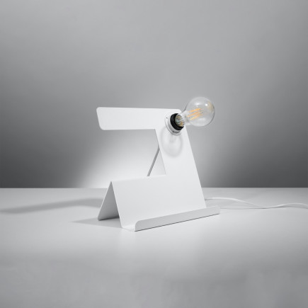 Bordslampa INCLINE vit