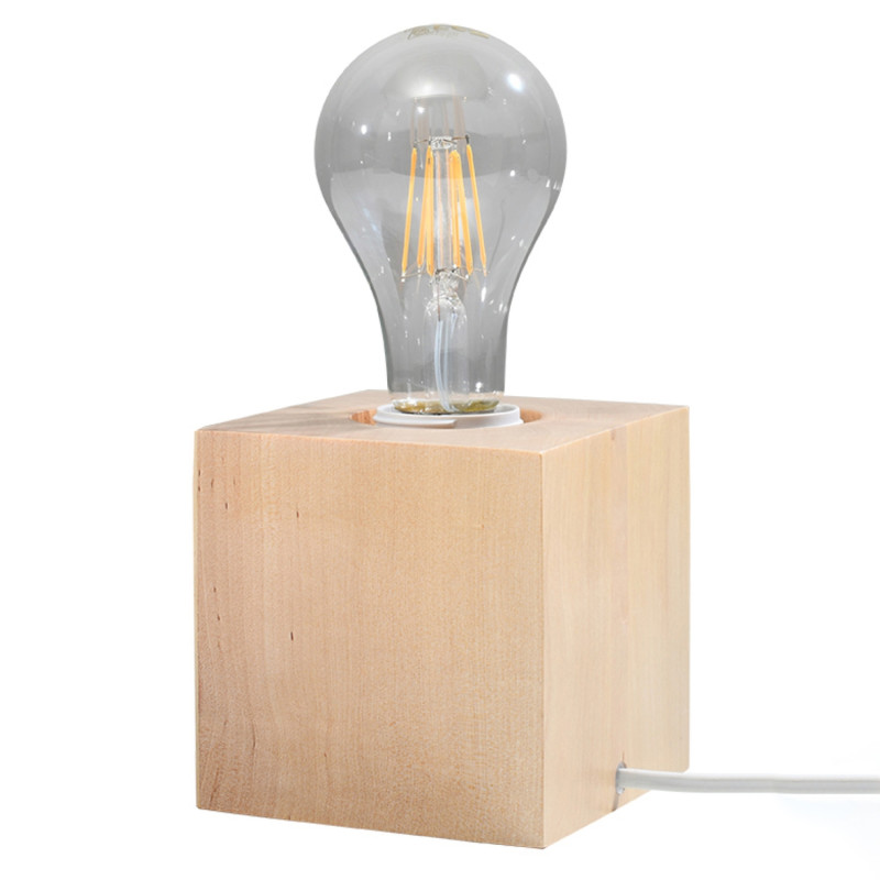 Bordslampa ARIZ trä