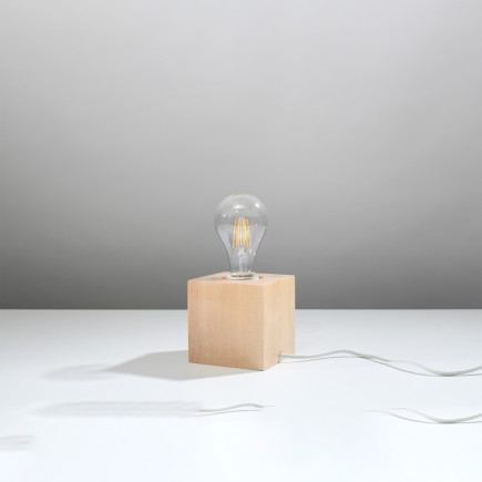 Bordslampa ARIZ trä