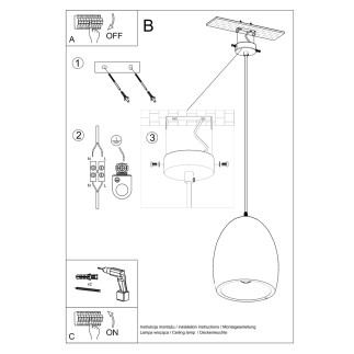 Keramik hängande lampa FLAWIUSZ Keramik hängande lampa FLAWIUSZ