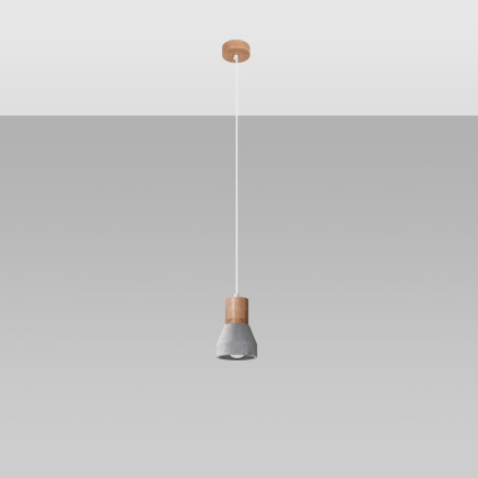 Pendel lampa QUBIC grå