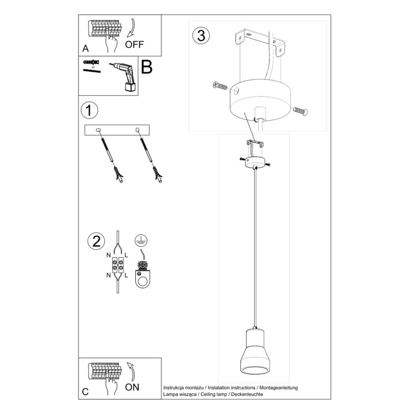 Pendel lampa QUBIC grå Pendel lampa QUBIC grå