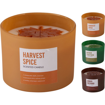 Doftljus Harvest Spice Orange 10x10 cm