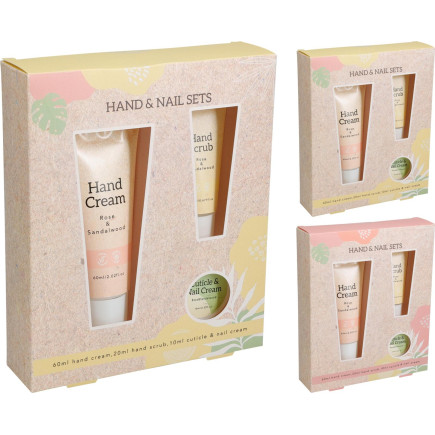 Hand- och nagelset Rose & Sandalwood 