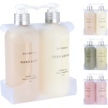 Handtvål & Handlotion Set Peoni Bergamot Rosalila 360 ml