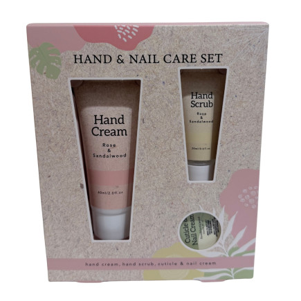 Hand- och nagelset Rose & Sandalwood 