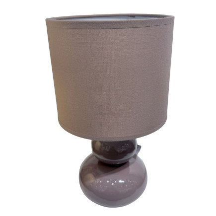 Bordslampa Lampa Klot Greige Keramik 29 cm