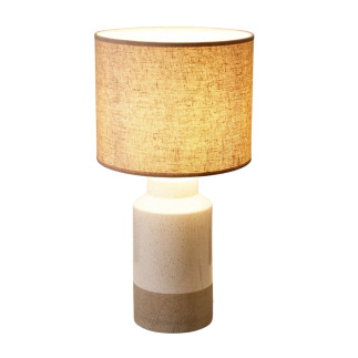 Bordslampa Lampa Beige/Vit Keramik 48 cm