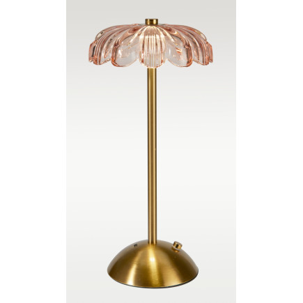 Bordslampa Lampa LED Blomma Rosa 30 cm