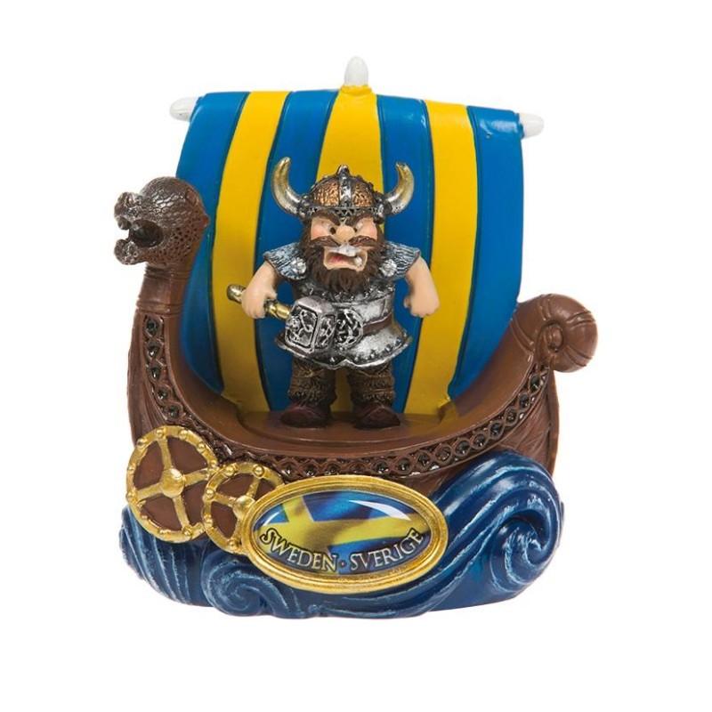 Magnet Souvenir Vikingskepp Viking med Hammare Magnet Souvenir Vikingskepp Viking med Hammare