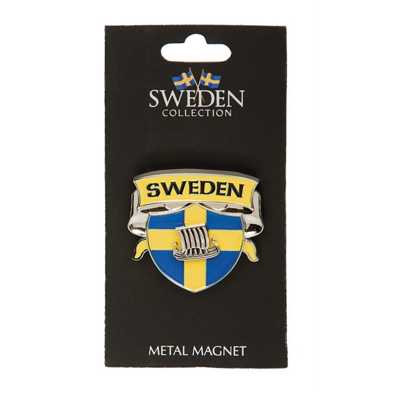 Magnet Souvenir Sköld Vikingskepp Magnet Souvenir Sköld Vikingskepp