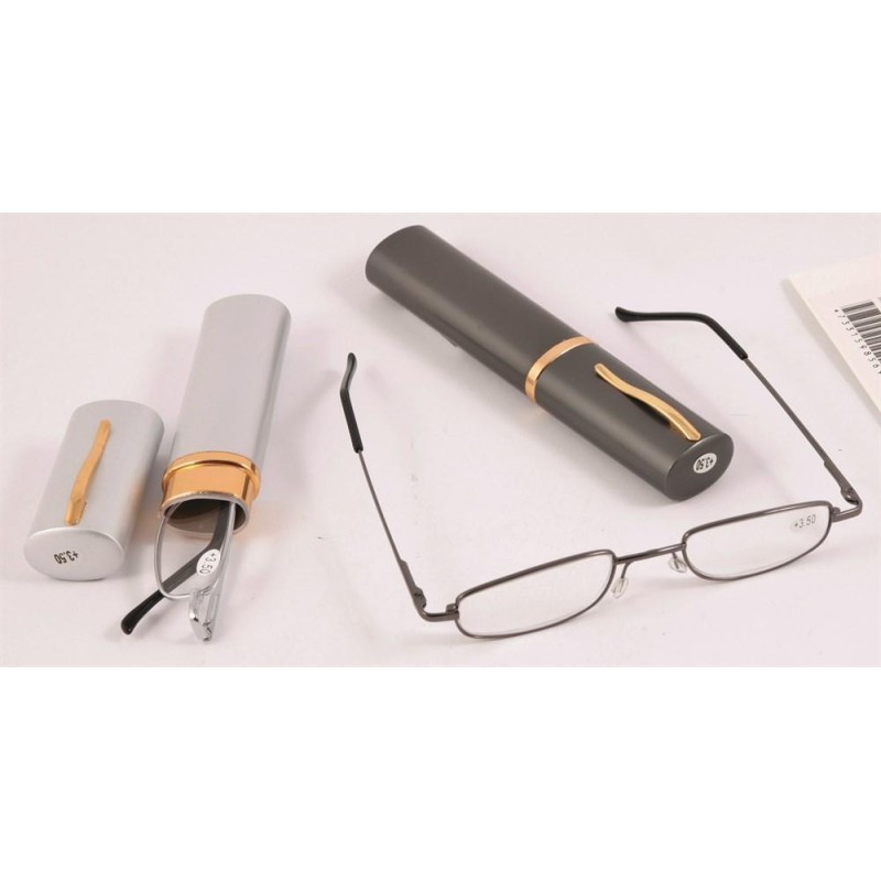 Duga Läsglasögon 1.0 med fodral silver Duga Läsglasögon 1.0 med fodral silver