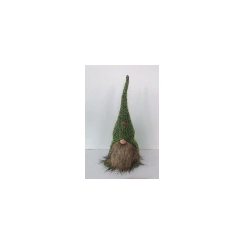 Tomte Textil Grön 42 cm