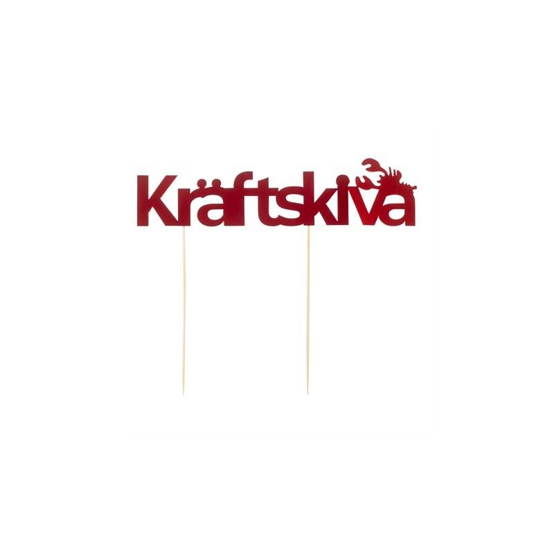 Skylt Kräftskiva Papp