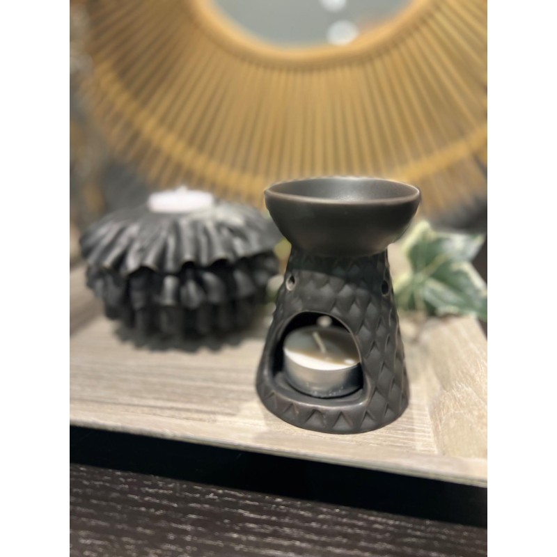 Ljushållare Volang Svart 12 cm