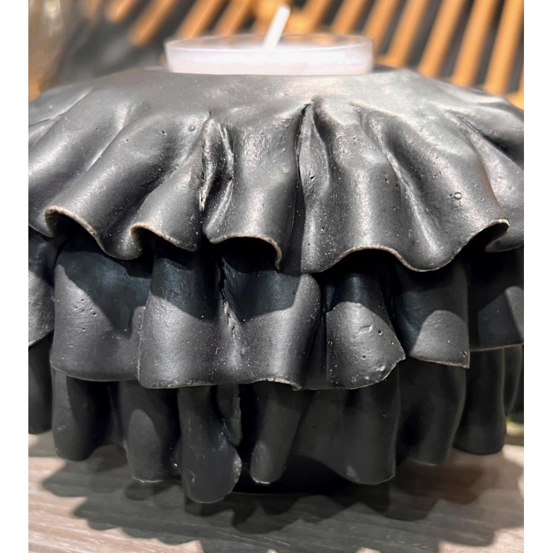 Ljushållare Volang Svart 12 cm