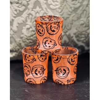 Ljushållare Halloween 3-pack pumpa Ljushållare Halloween 3-pack pumpa