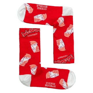 Strumpor Juleskum Skumtomte Röd stl 41-46 Strumpor Juleskum Skumtomte Röd stl 41-46