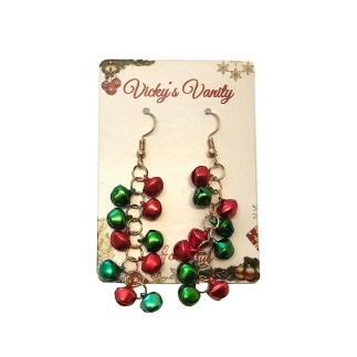 Örhänge Julbjällror Jul 6 cm 