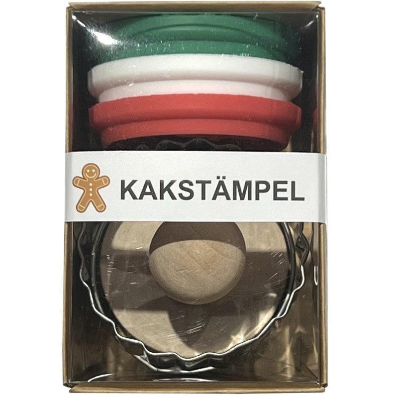 Pepparkaksstämplar Set Stämplar Bak 3 motiv