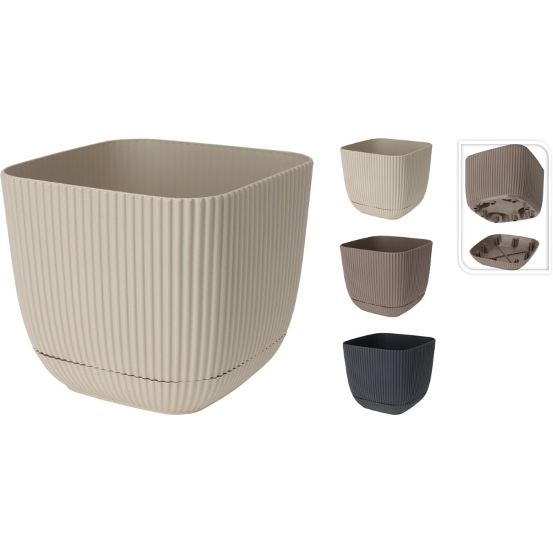 Kruka Svart Plast 20 cm Kruka Svart Plast 20 cm