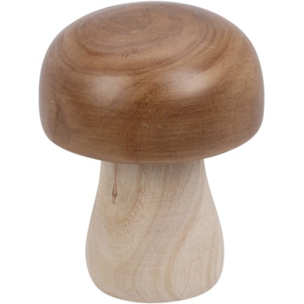 Svamp Dekoration Trä 15 cm